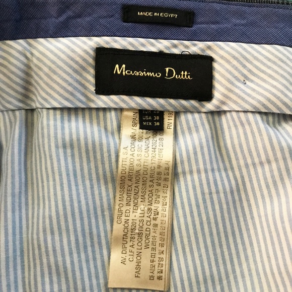 MASSIMO DUTTI HOUNDSTOOTH 100% WOOL SUIT SIZE 46/38 - Picture 16 of 16